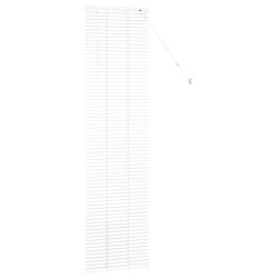 Store de Fenêtre avec des rideaux Autre Blanc 80 x 130 cm Aluminium 
