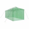 Serre avec toit Vert 290 x 580 x 315 cm Acier 