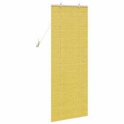 Stores et Occultants avec des rideaux Jaune 60 x 160 cm Bambou 