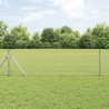 Clôture Hexagonale Grise Argent 0.5 x 10 m Acier galvanisé 