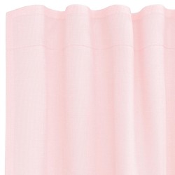 Rideaux en voile avec passe-tringles 2 pcs rose clair 