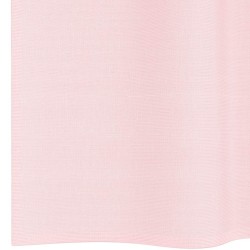 Rideaux en voile avec passe-tringles 2 pcs rose clair 