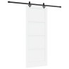 Porte Coulissante avec Quincaillerie 'ORKDAL'en Bois Massif de Pin Blanc 
