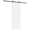 Porte Coulissante avec Quincaillerie 'ORKDAL'en Bois Massif de Pin Blanc 
