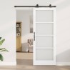 Porte coulissante avec kit de quincaillerie "ORKDAL" blanche 83x211 cm 