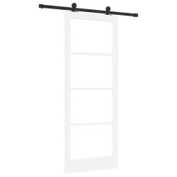 Porte coulissante avec kit de quincaillerie "ORKDAL" blanche 83x211 cm 