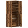 Cabinet à Chaussures Bois Ancien 80x39x180 cm Bois d'Ingénierie 