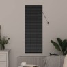 Store de Fenêtre avec des rideaux Autre Noir 80 x 130 cm Aluminium 