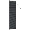 Store de Fenêtre avec des rideaux Autre Noir 80 x 130 cm Aluminium 