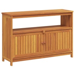 Table console de jardin 110x35x75 cm bois massif d'acacia 