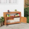 Table console de jardin 110x35x75 cm bois massif d'acacia 