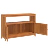 Table console de jardin 110x35x75 cm bois massif d'acacia 