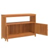 Table console de jardin 110x35x75 cm bois massif d'acacia 