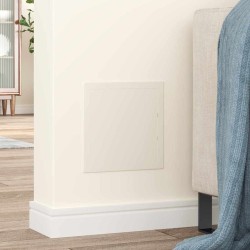 Panneaux d'accès 2 pcs Blanc lit col.gris, anthracite + toit anthracite, tube argent foncé comme échantillon et lien Plastique A