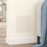 Panneaux d'accès 2 pcs Blanc lit col.gris, anthracite + toit anthracite, tube argent foncé comme échantillon et lien Plastique A