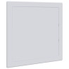 Panneaux d'accès 2 pcs Blanc lit col.gris, anthracite + toit anthracite, tube argent foncé comme échantillon et lien Plastique A