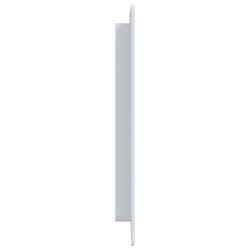 Panneaux d'accès 2 pcs Blanc lit col.gris, anthracite + toit anthracite, tube argent foncé comme échantillon et lien Plastique A