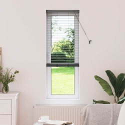 Store de Fenêtre Gris foncé 80 x 130 cm Aluminium 
