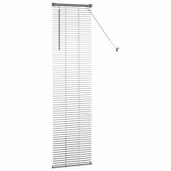 Store de Fenêtre Gris foncé 80 x 130 cm Aluminium 