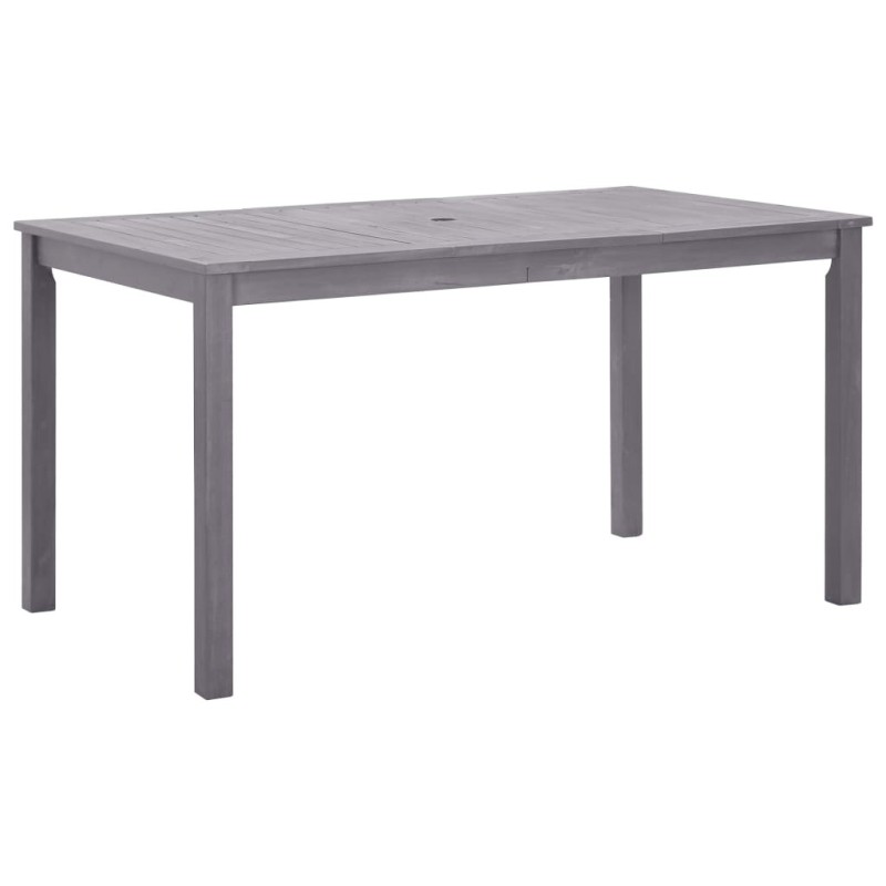 Table de jardin Délavage gris 140x80x74 cm Bois d'acacia massif Table de jardin Délavage gris 140x80x74 cm Bois d'acacia massif