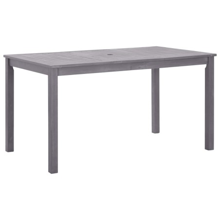 Table de jardin Délavage gris 140x80x74 cm Bois d'acacia massif 