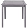 Table de jardin Délavage gris 140x80x74 cm Bois d'acacia massif 