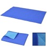 Couverture de pique-nique Bleu et bleu clair 100 x 150 cm 