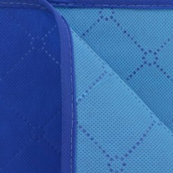 Couverture de pique-nique Bleu et bleu clair 100 x 150 cm 
