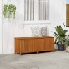 Boîte de rangement de jardin 150x50x58 cm Bois d'acacia solide 