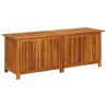 Boîte de rangement de jardin 150x50x58 cm Bois d'acacia solide 