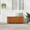 Boîte de rangement de jardin 150x50x58 cm Bois d'acacia solide 