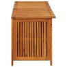 Boîte de rangement de jardin 150x50x58 cm Bois d'acacia solide 