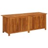 Boîte de rangement de jardin 150x50x58 cm Bois d'acacia solide 