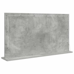 Miroir de vanité Gris béton Béton 100 x 55 x 18 cm Miroir 