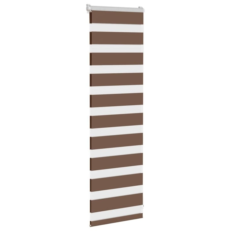 Store zèbre marron 40x100 cm largeur du tissu 35,9 cm polyester 