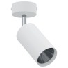 Projecteur de plafond 1 voie ajustable Blanc GU10 