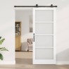 Porte coulissante avec quincaillerie 'ORKDAL'blanche 86x211 cm 