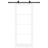 Porte coulissante avec quincaillerie 'ORKDAL'blanche 86x211 cm 
