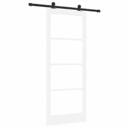 Porte coulissante avec quincaillerie 'ORKDAL'blanche 86x211 cm 