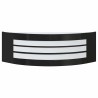 Applique Murale Extérieure Noir Acier Inoxydable IP44 
