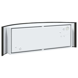 Applique Murale Extérieure Noir Acier Inoxydable IP44 