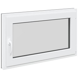 Fenêtre de sous-sol« RISOR » 100 x 60 cm oscillo-battante DIN droite anthracite 