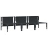 Ensembles de meubles d'extérieur avec coussin avec oreiller 3 pcs Anthracite 