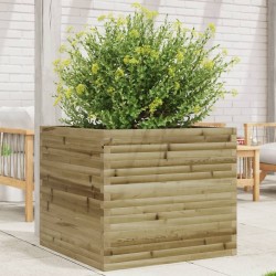 Jardinière 80x80x68,5 cm bois de pin imprégné 