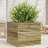 Jardinière 80x80x68,5 cm bois de pin imprégné 