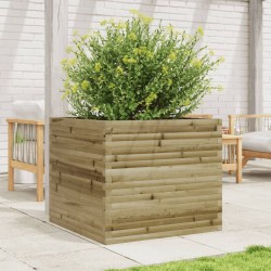Jardinière 80x80x68,5 cm bois de pin imprégné 