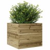 Jardinière 80x80x68,5 cm bois de pin imprégné 
