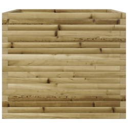 Jardinière 80x80x68,5 cm bois de pin imprégné 