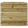 Jardinière 80x80x68,5 cm bois de pin imprégné 