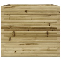 Jardinière 80x80x68,5 cm bois de pin imprégné 